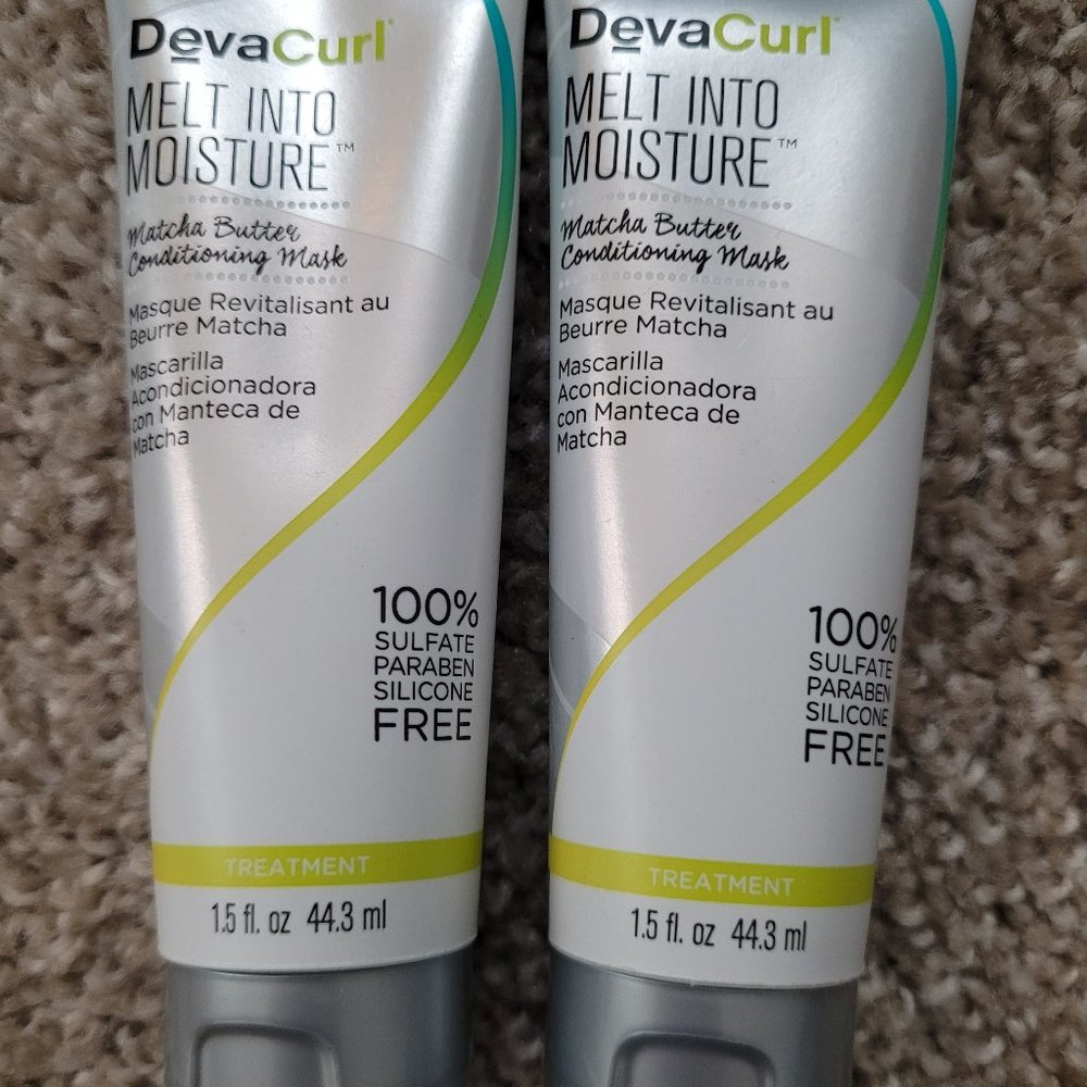 NEW DevaCurl Melt Into Moisture Hair Mask - SET OF TWO